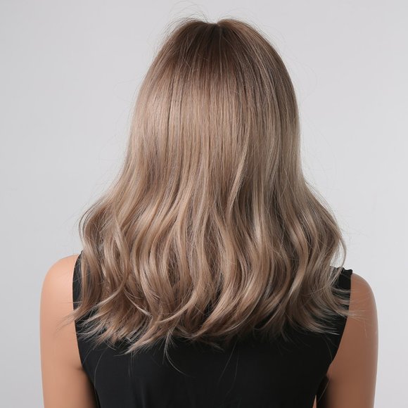 Brown Natural Wave Wig - Picture 4 of 6